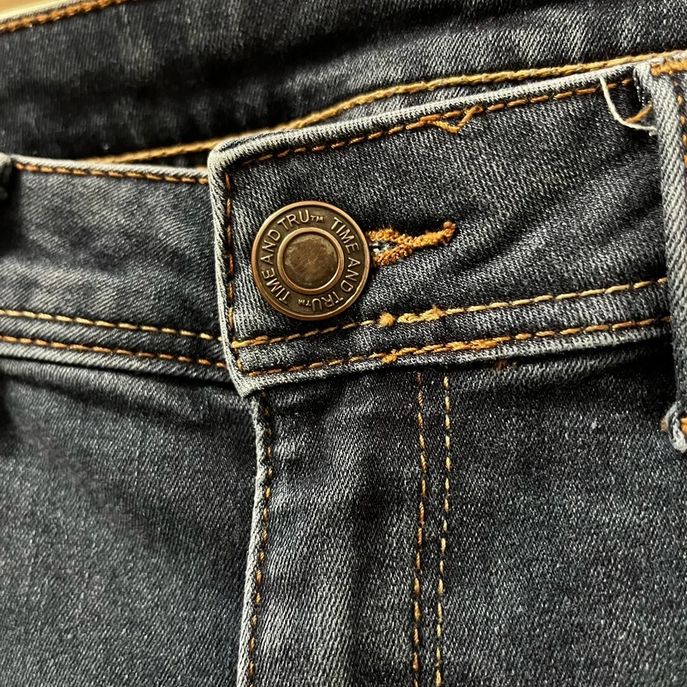 Time and Tru Blue Skinny Jeans Size 8